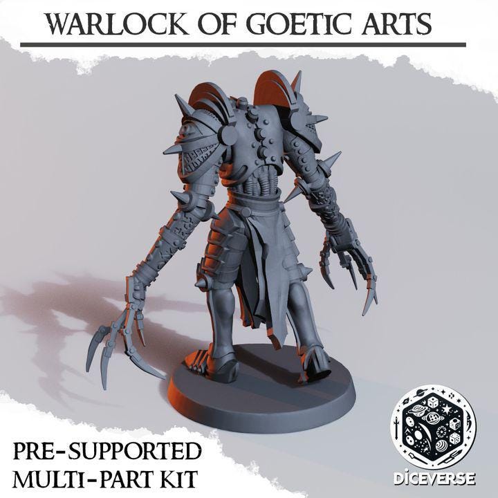 Trench Crusade Kompatibel- Goethic Warlock(Proxy) - Heretic Legion(2pcs)