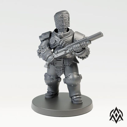 Trench Crusade Kompatibel- Heavy Mechanizes Infanterie (Proxy) - New Antioch