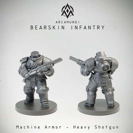 Trench Crusade Kompatibel- Heavy Mechanizes Infanterie (Proxy) - New Antioch