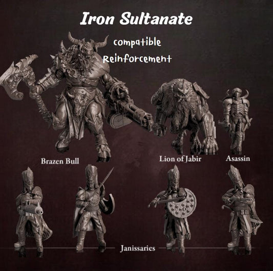Trench Crusade Kompatibel- The sultanate of the Iron Wall (Proxy)  Reinforcement  - Iron Sultanate - Base include