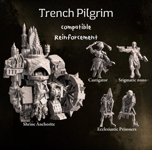 Trench Crusade Kompatibel- Trench Pilgrims (Proxy)  Reinforcement - Trench Pilgrims - Base include