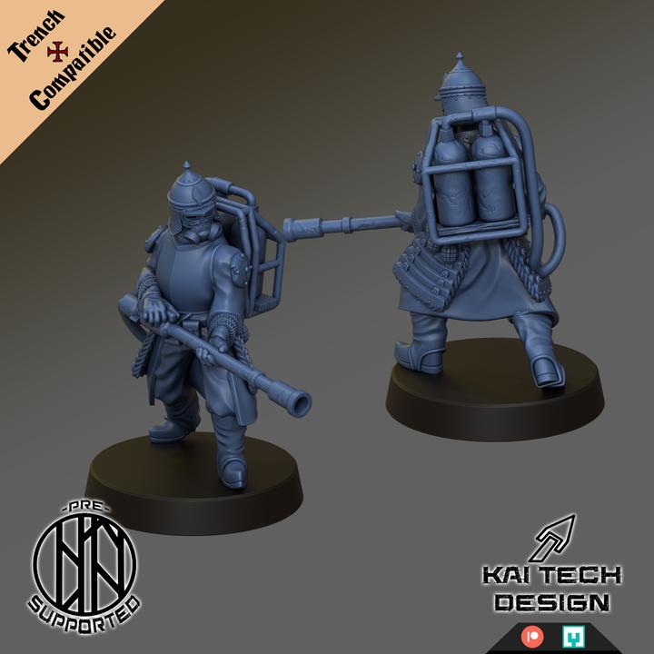 Trench Crusade Kompatibel- Sapper(Proxy) - Iron Sultanate(4pcs)