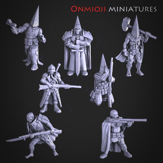 Trench Crusade Kompatibel- Trench Pilgrim SET 2(Proxy) - Trench Pilgrims(7pcs)