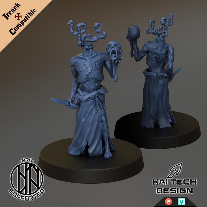 Trench Crusade Kompatibel- Heretic Chorister (Proxy) - Heretic Legion