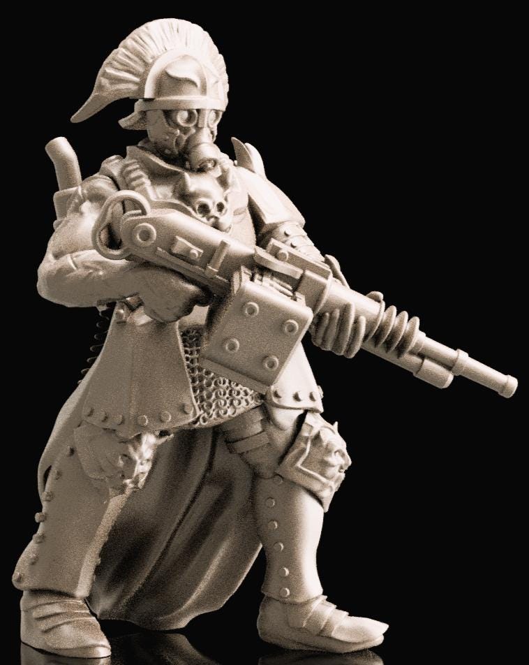 Trench Crusade Kompatibel- Heretic Legion (Proxy)  Warband - Heretic Legion - Base include