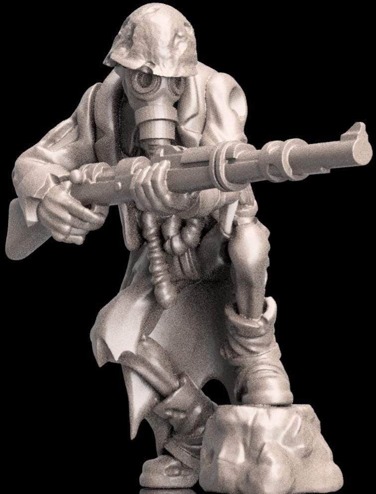 Trench Crusade Kompatibel- Heretic Legion (Proxy)  Warband - Heretic Legion - Base include