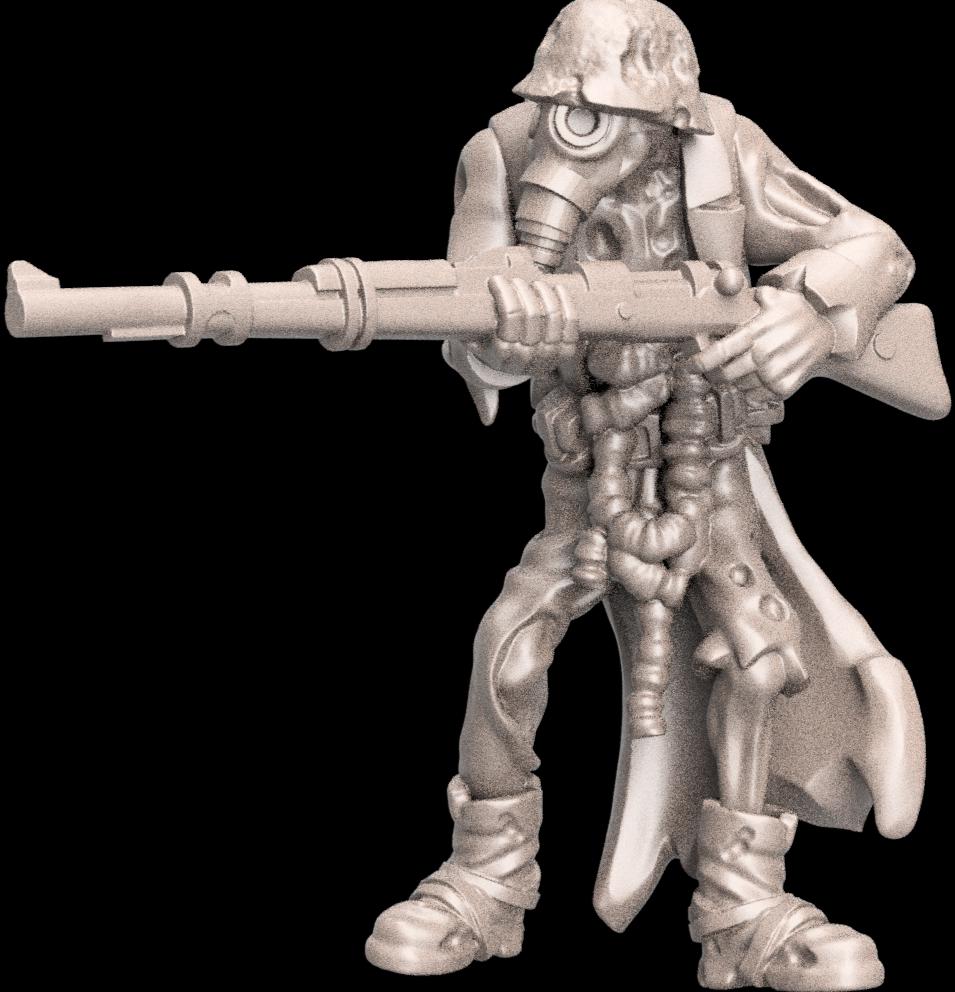 Trench Crusade Kompatibel- Heretic Legion (Proxy)  Warband - Heretic Legion - Base include