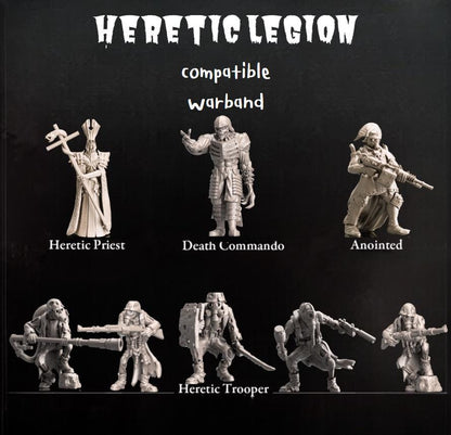Trench Crusade Kompatibel- Heretic Legion (Proxy)  Warband - Heretic Legion - Base include