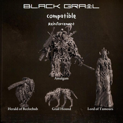 Trench Crusade Kompatibel- Black Grail Set(Proxy) Reinforcement - Black Grail - Base include