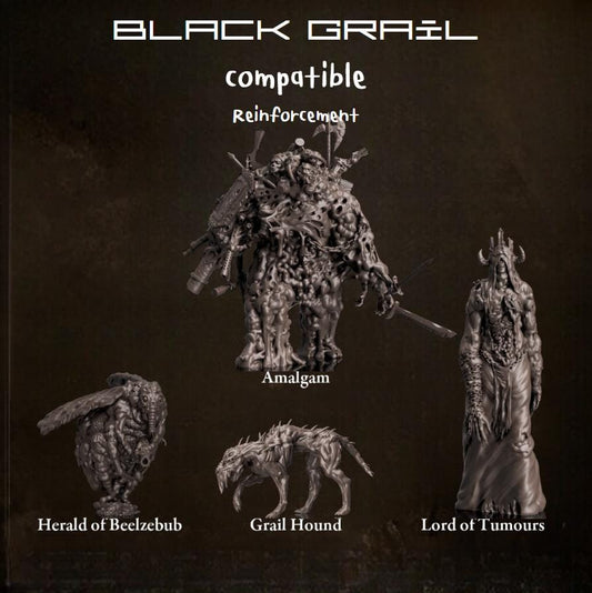 Trench Crusade Kompatibel- Black Grail Set(Proxy) Reinforcement - Black Grail - Base include