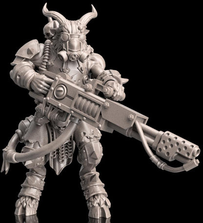 Trench Crusade Kompatibel- The Court of the seven Headed Serpent(Proxy)  Warband - Serpent - Base include