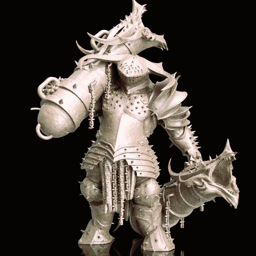 Trench Crusade Kompatibel- Brazen Bull MMM 2 Cannon (Proxy) - Iron Sultanate