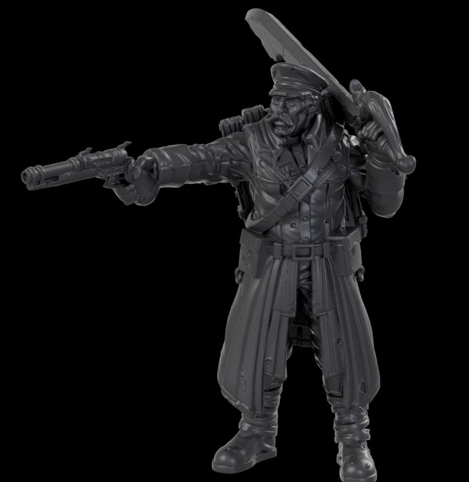 Grimdark Trench Proxy Warband –  | 32mm Tabletop Army Starter A