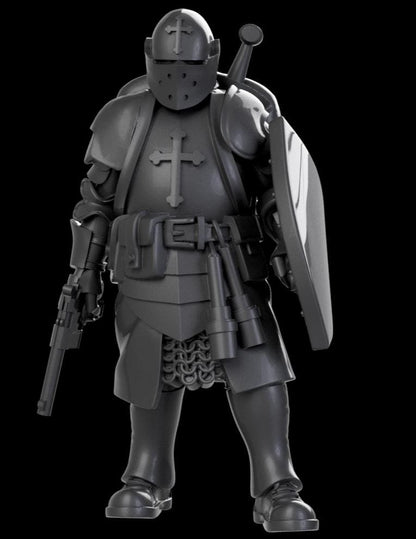 Grimdark Trench Proxy Miniatures – Religious Antioch Trooper Set – Tabletop Figures