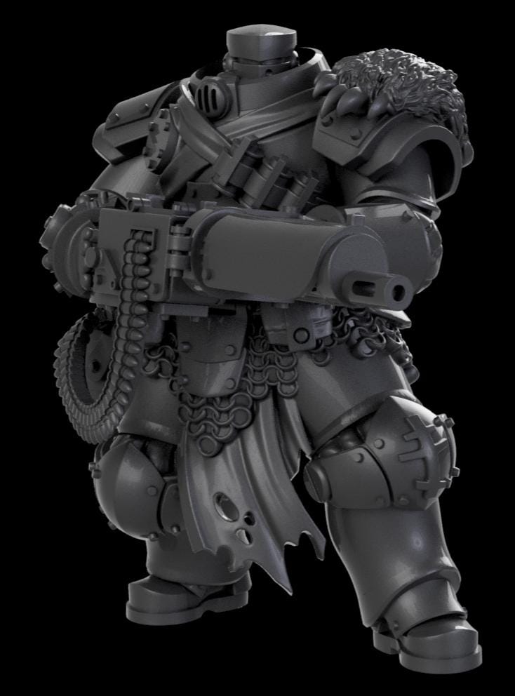 Grimdark Trench Proxy Warband –  | 32mm Tabletop Army Starter A