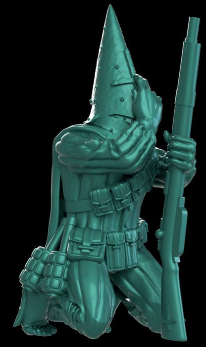 Grimdark Trench Proxy Miniatures – Fanatical Pilgrim Trooper Set – Tabletop Figures