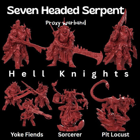 Trench Seven Headed Serpent Proxy Warband
