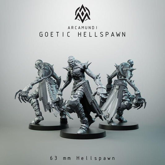 Trench Crusade Kompatibel- Goethic Warlock(Proxy) - Heretic Legion