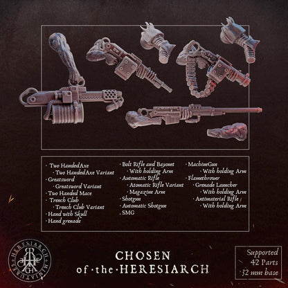 Trench Crusade Kompatibel - Anointed(Proxy)Heresy  - Heretic Legion