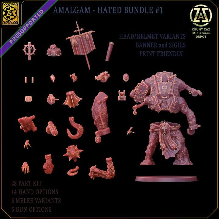 Amalgam(Proxy)Countaz  - Black Grail Great Alternativ for Trench Crusade