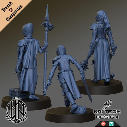 Trench Crusade Kompatibel - Stigmatic Nun(Proxy)KaiTech  - Trench Pilgrim