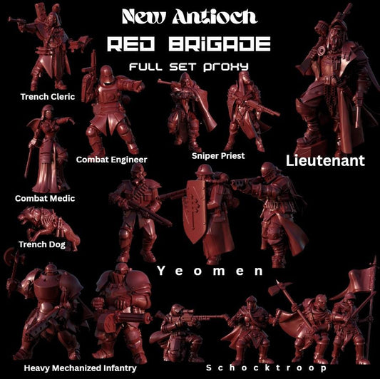 Trench New Antioch Red Brigade Proxy Full Set
