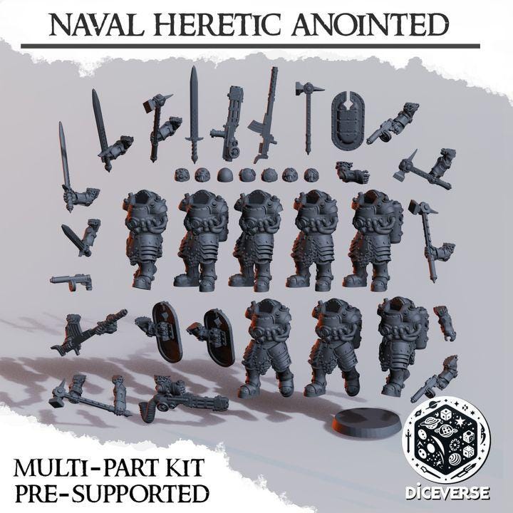 Diceverse Trench Alternative - Heretic Naval Raiders Anointed (Proxy)