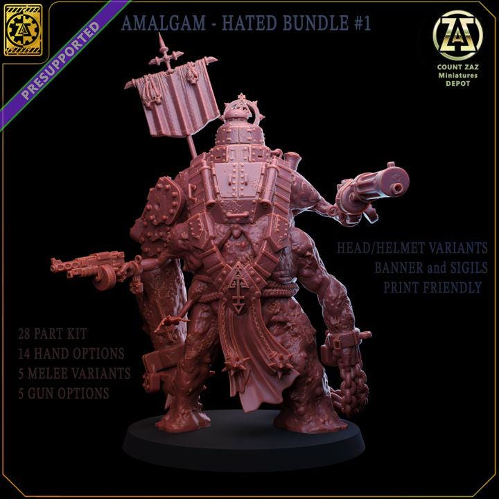Amalgam(Proxy)Countaz  - Black Grail Great Alternativ for Trench Crusade