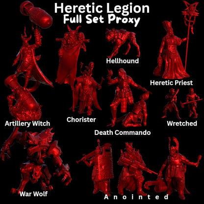 New V2 Trench Heretic Legion Proxy Full Set