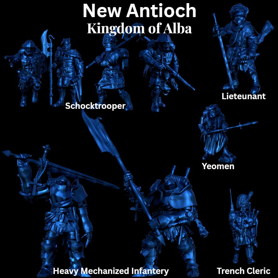 Kingdom of Alba Trench New Antioch Proxy Full Set