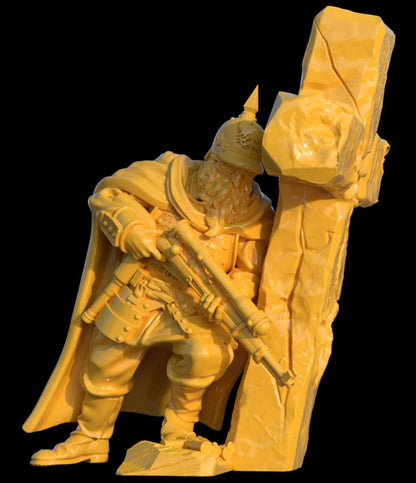 Grimdark Trench Proxy Miniatures – Eagle Trooper Set – 32mm Tabletop Figures