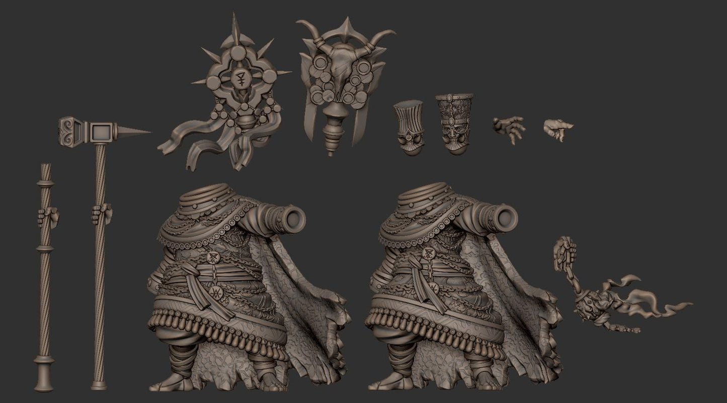Trench Knights of Avarice Heretic Priest Proxy Dimomodels