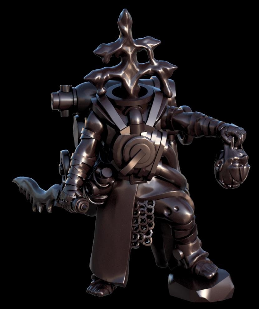 Grimdark Trench Proxy Miniatures – Naval Fanatical Raider Specialist Set – Tabletop Figures