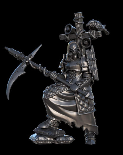 Grimdark Trench Proxy Miniatures – Zealot Infantry Dark Specialist Set
