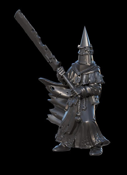 Grimdark Trench Proxy Miniatures – Zealot Infantry Dark Trooper Set