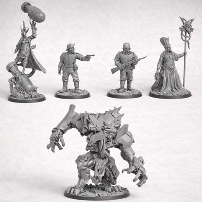Grimdark Trench Warfare Starter Set – 2 Factions – 32mm – Tokens & Rulers Included