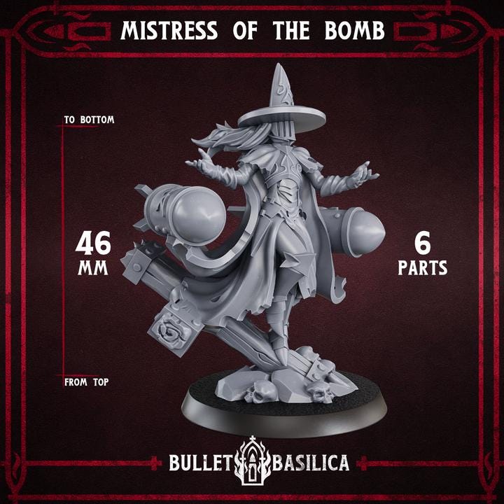 Trench Heretic Artillery Witch(Proxy) Bulletbassilica  - Heretic Legion