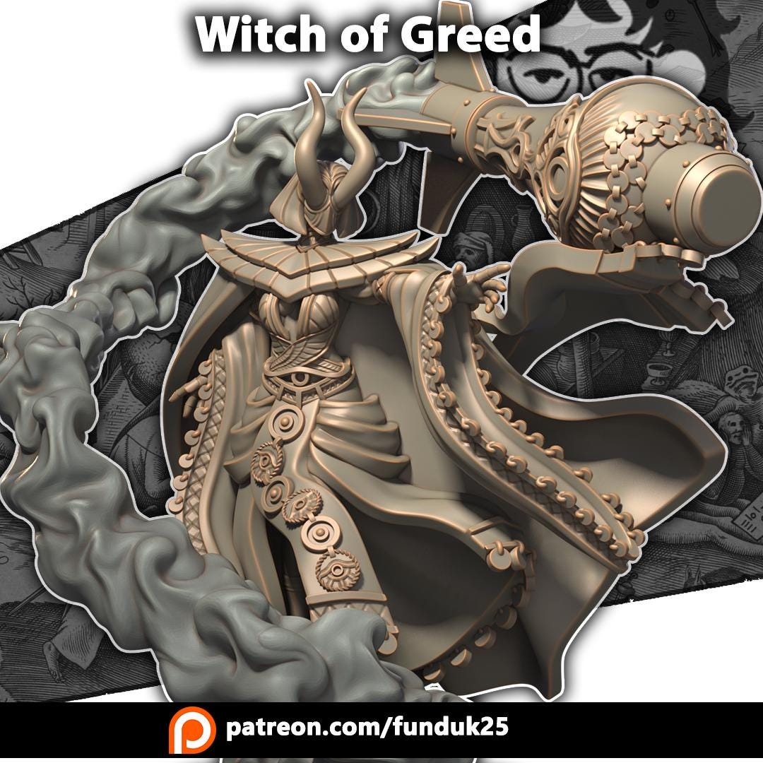 Trench Knights of Avarice Heretic Artiller Witch Proxy Dimomodels Heretic Legion