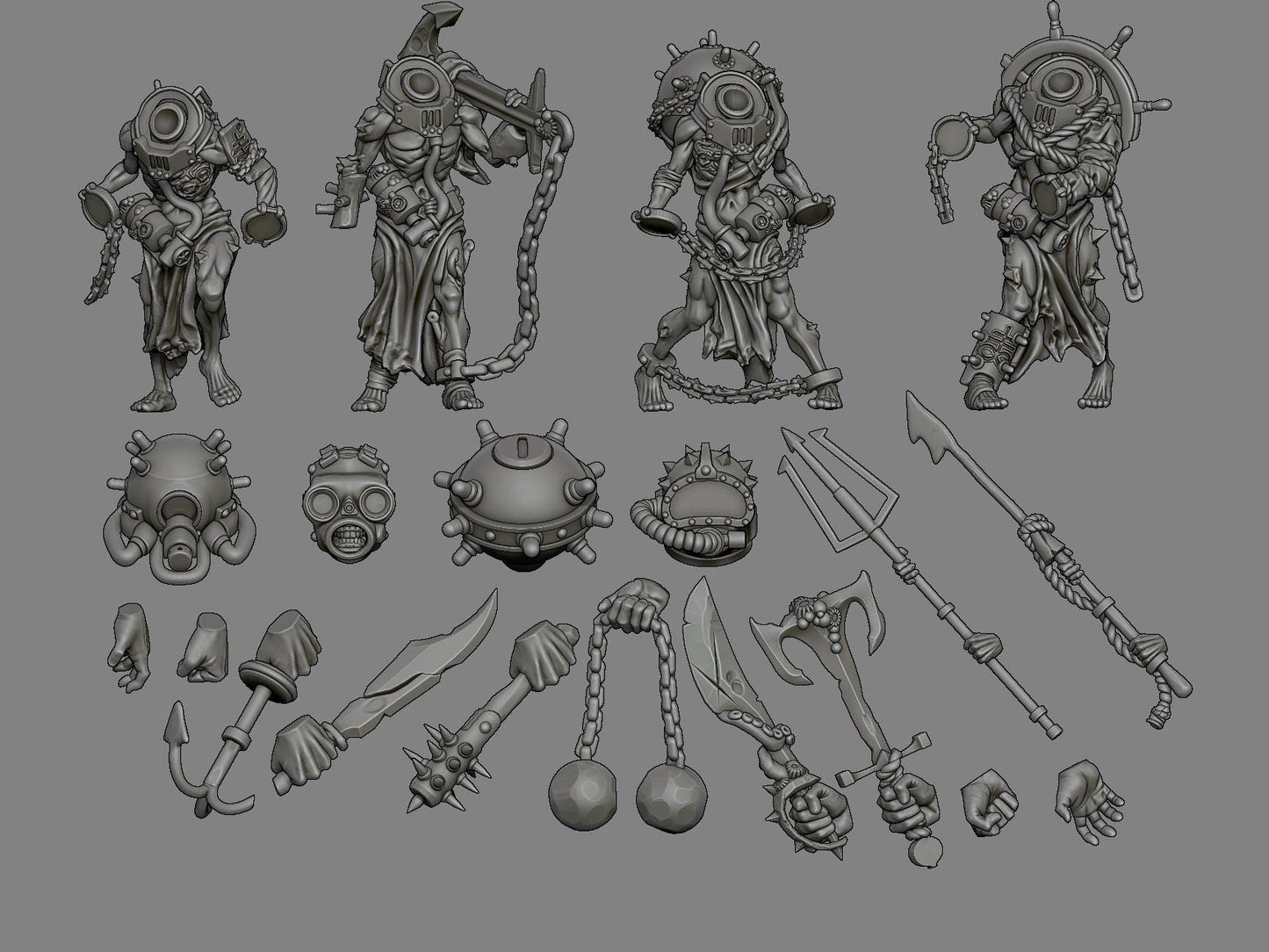 Trench Heretic  Naval Raiders Wretched(Proxy) - Heretic Legion