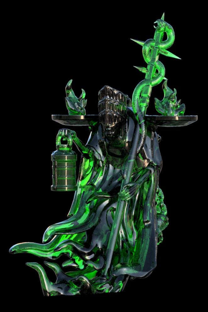 Grimdark Trench Proxy Miniatures – Ghostly Specialist Set – Tabletop Figures