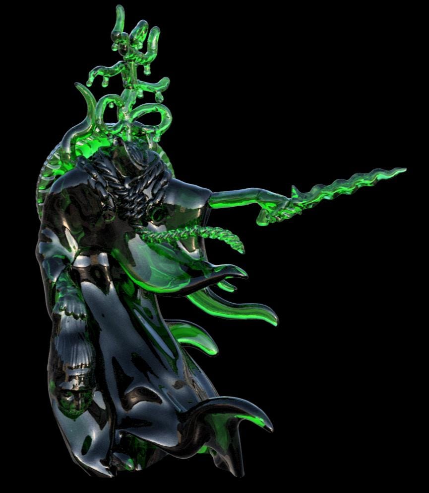 Grimdark Trench Proxy Miniatures – Ghostly Specialist Set – Tabletop Figures