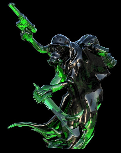 Grimdark Trench Proxy Miniatures – Ghostly Trooper Set – Tabletop Figures