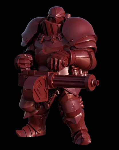 Grimdark Trench Proxy Miniatures – Red Brigade Specialist Set
