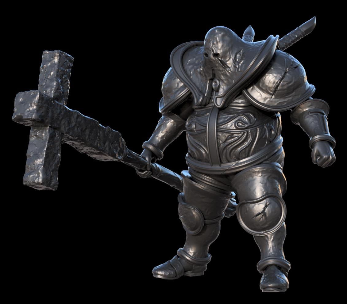 Grimdark Trench Proxy Miniatures – Zealot Infantry Dark Specialist Set