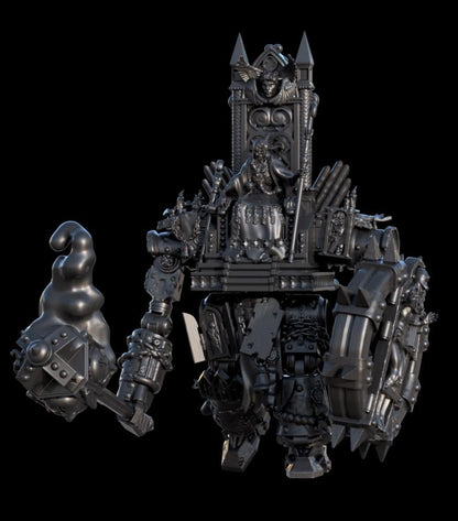 Grimdark Trench Proxy Miniatures – Zealot Infantry Dark Specialist Set