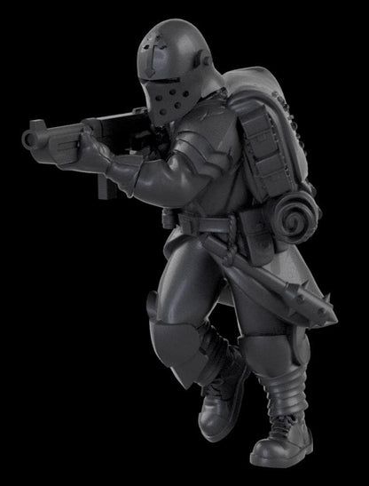 Grimdark Trench Proxy Miniatures – Religious Antioch Trooper Set – Tabletop Figures