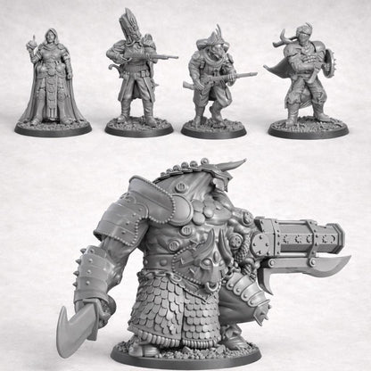 Grimdark Trench Warfare Starter Set – 2 Factions – 32mm – Tokens & Rulers Included