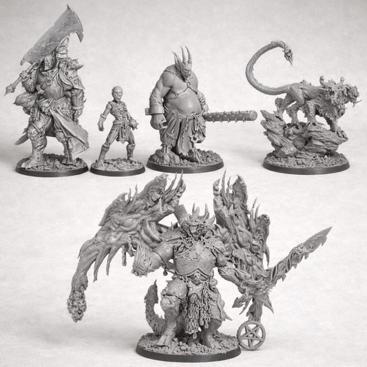 Grimdark Trench Warfare Starter Set – 2 Factions – 32mm – Tokens & Rulers Included