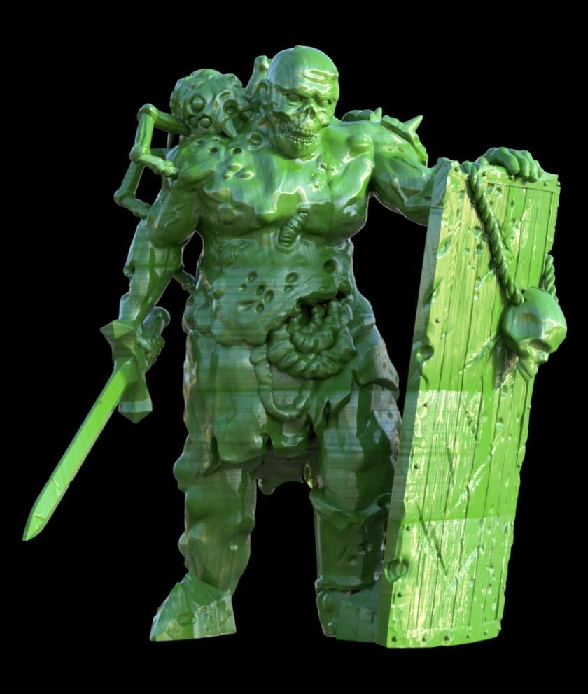 Grimdark Trench Black Proxy Miniatures – Grail Trooper Set – Tabletop Figures