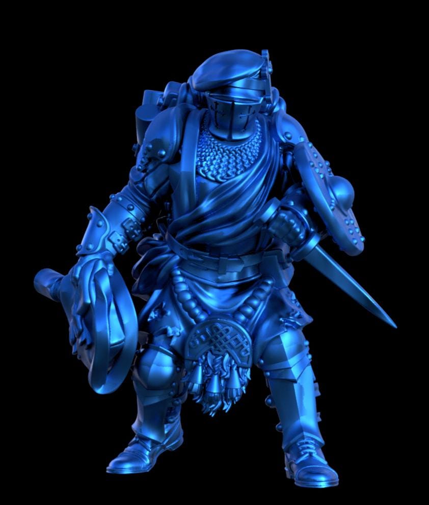 Grimdark Trench Proxy Miniatures – Alba Trooper Set – Tabletop Figures